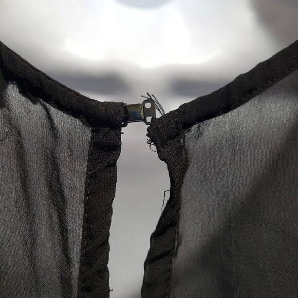 H&M Cold Shoulder Back Mesh Shirt dress - Picture 7 of 9